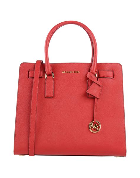 red color michael kors|Michael Kors red purse outlet.